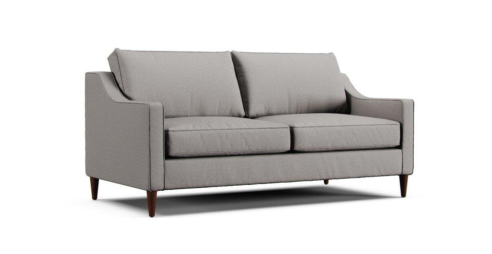 Paidge 73" Sofa Slipcover - Care+ Canvas Ash