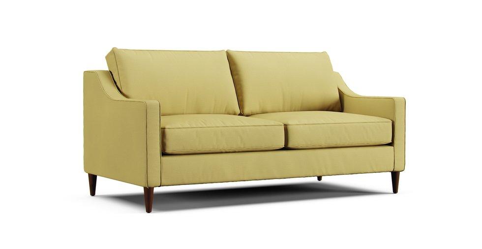 Paidge 73" Sofa Slipcover - Care+ Tweed Amber