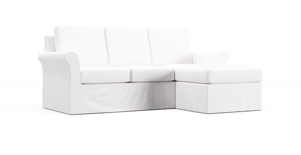 Cameron Roll Arm 88" Reversible Chaise Sectional Slipcover
