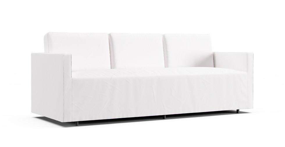 Axel 89" Leather Sofa Slipcover