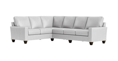 True Custom 2 Piece Large Track Arm L-Shaped Sectional Slipcover