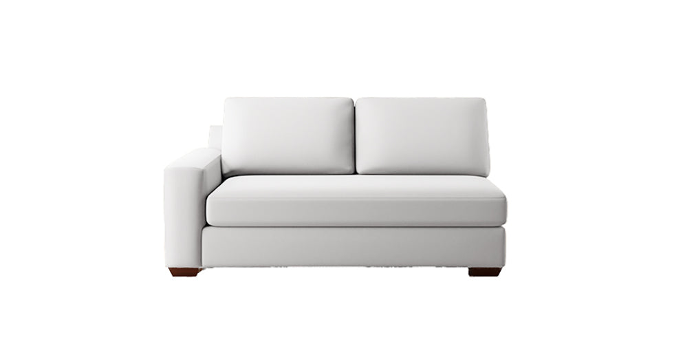 Big Sur Square Arm Left/Right Arm Loveseat Slipcover