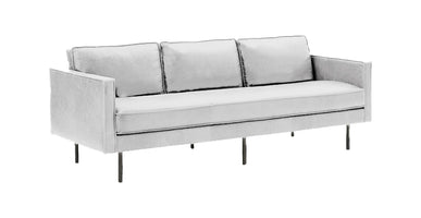 Axel 89" Leather Sofa Slipcover