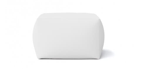 MUJI beads sofa featuring white Cotton Canvas slipcover