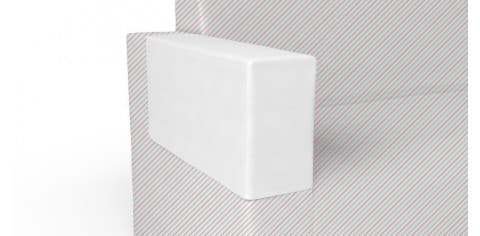 Illustration of custom Square armrest protector cover