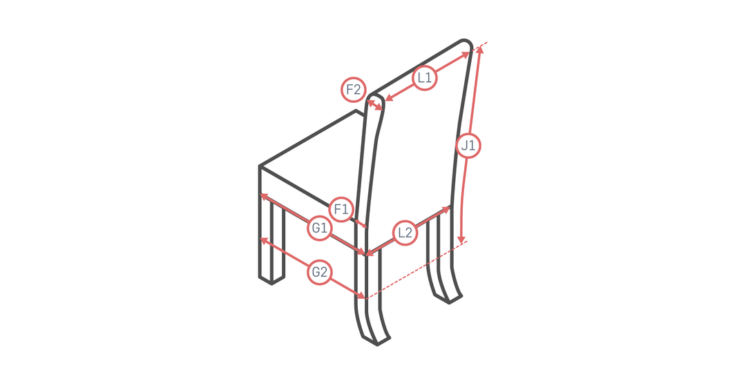 Mid-skirt Dining Chair Slipcover