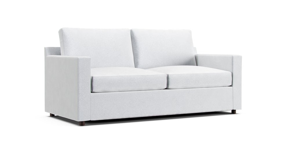 Boxed Seats Snug Fit Round Arm Loveseat Slipcover – Comfort Works