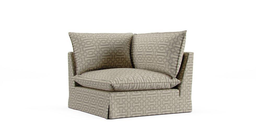 Sunbrella® Fretwork Pewter