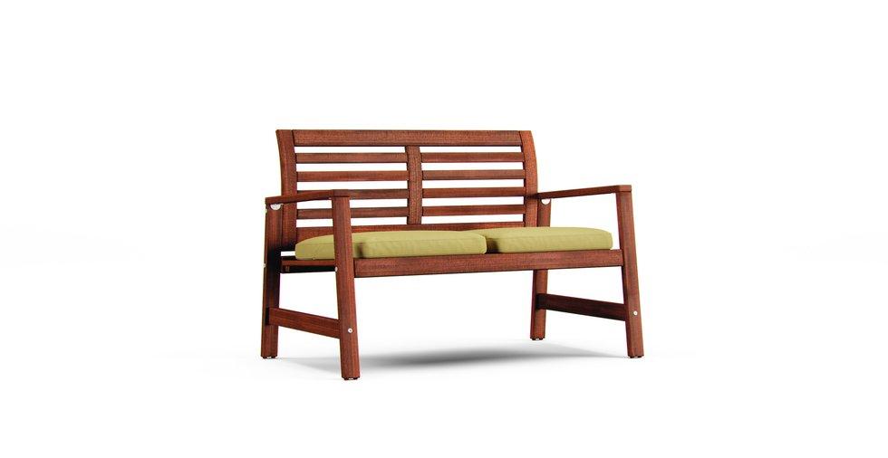 IKEA Applaro Bench with Backrest Cushion Covers Comfort Works