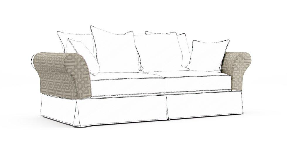 Sunbrella® Fretwork Pewter