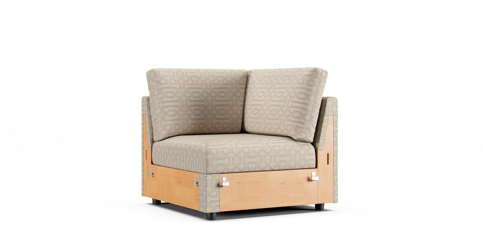 Sunbrella® Fretwork Flax