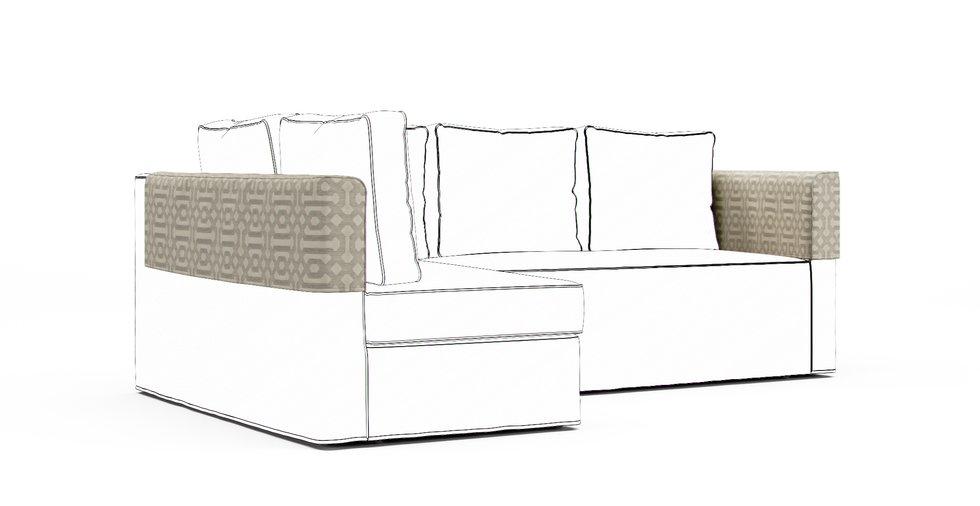 Sunbrella® Fretwork Pewter