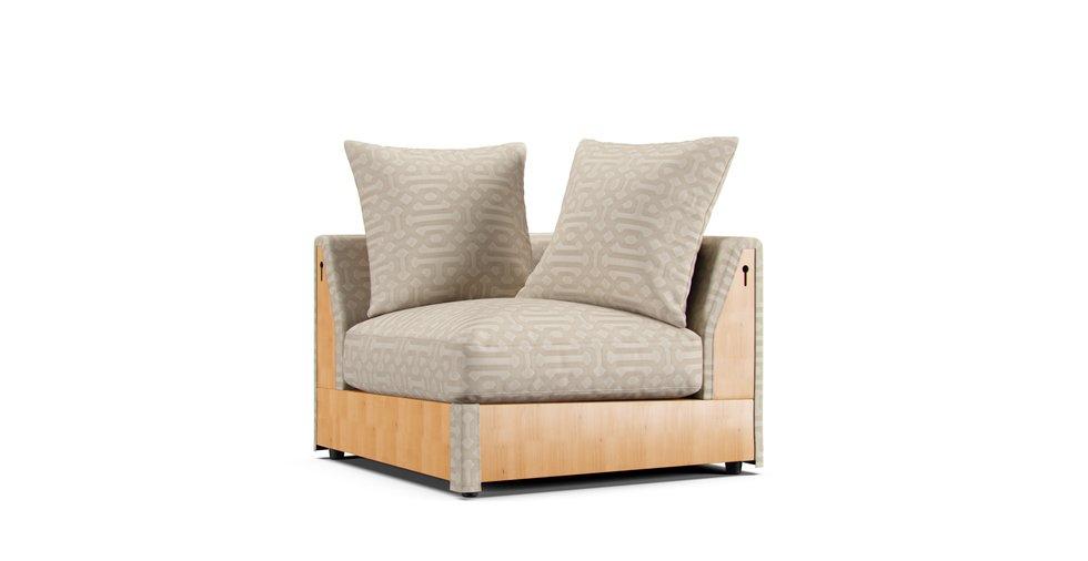 Sunbrella® Fretwork Flax