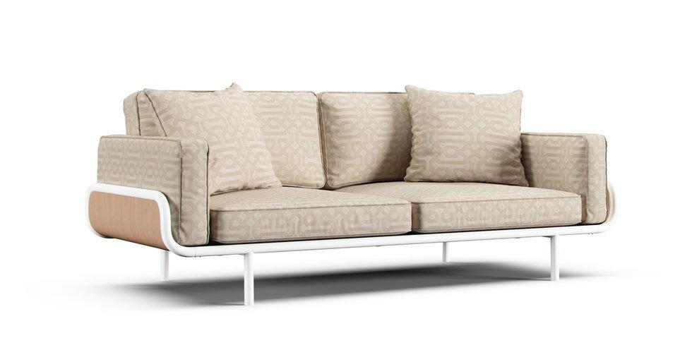 Sunbrella® Fretwork Flax