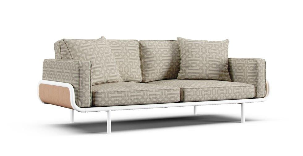 Sunbrella® Fretwork Pewter