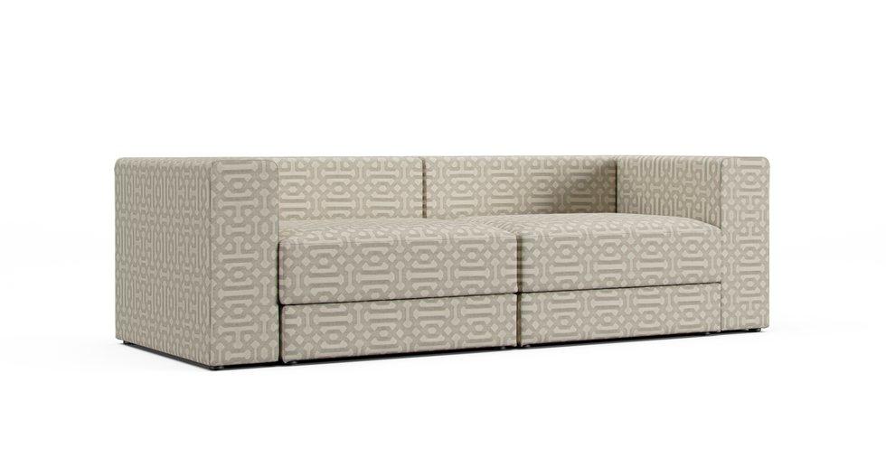 Sunbrella® Fretwork Pewter