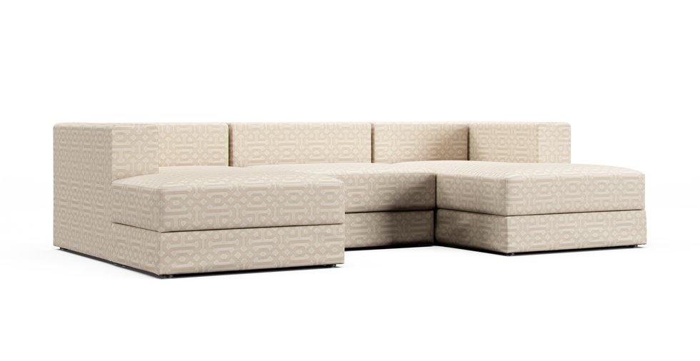 Sunbrella® Fretwork Flax