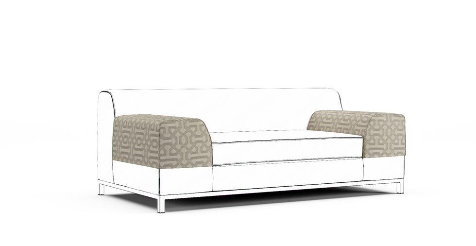 Sunbrella® Fretwork Pewter