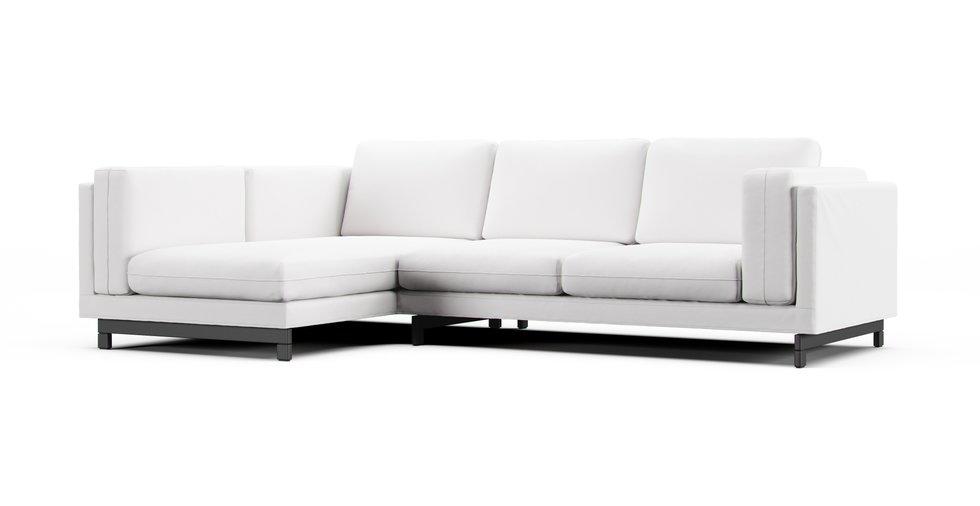 IKEA Nockeby 3 Seat with Chaise Sofa Cover | Comfort Works 