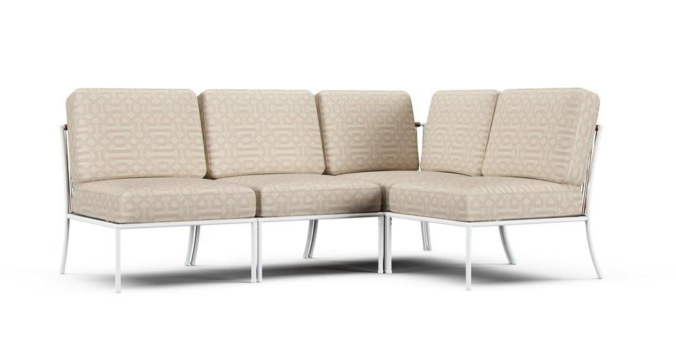 Sunbrella® Fretwork Flax