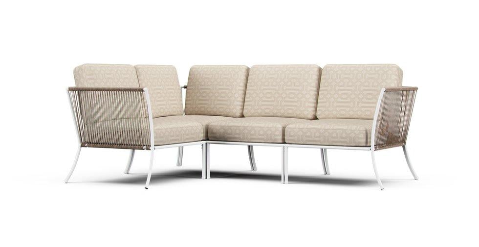 Sunbrella® Fretwork Flax