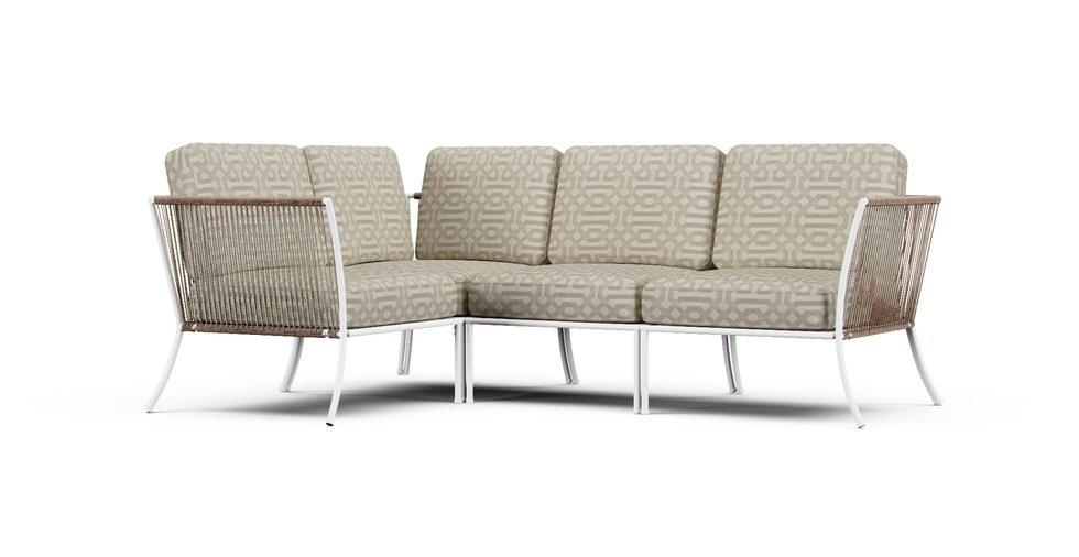 Sunbrella® Fretwork Pewter