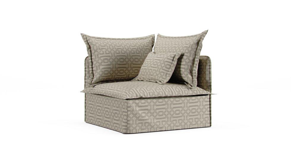 Sunbrella® Fretwork Pewter