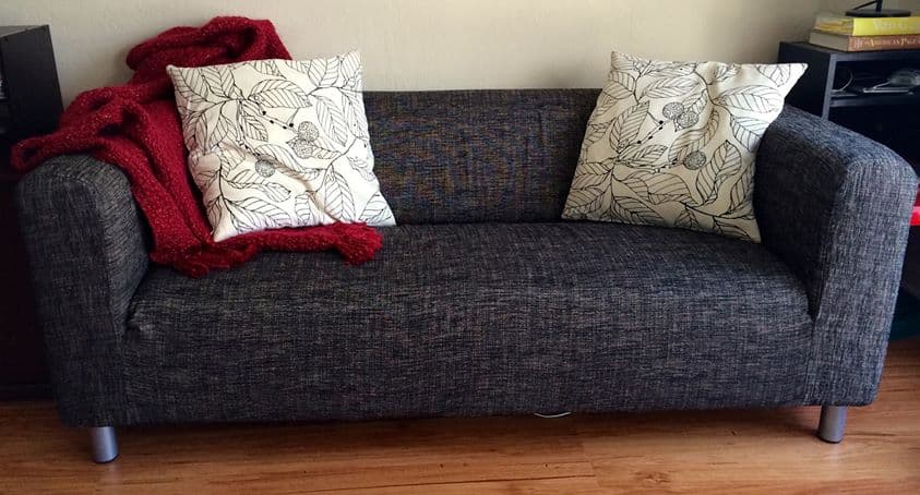 IKEA クリッパン　カバーのみ　廃盤品 KLIPPAN クリッパン カバー 2人掛けソファ用, ロングバン ブライト