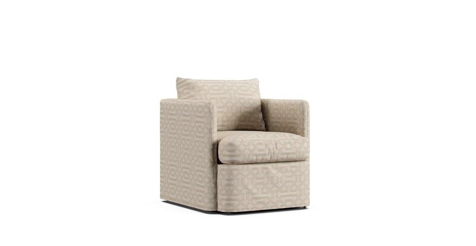 Sunbrella® Fretwork Flax