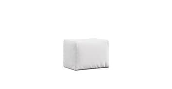 MUJI beads cushion featuring white Cotton Canvas cover